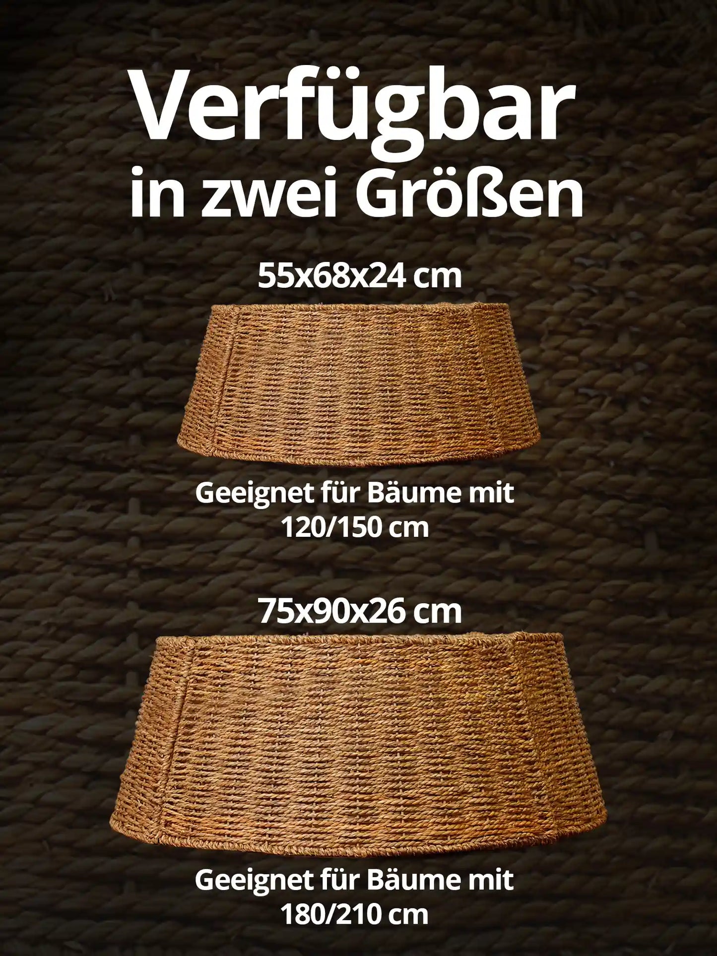 ArtiTree Baumrock aus Seegras in zwei unterschiedlichen Größen