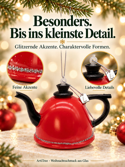 Glazen figuur koffiekan