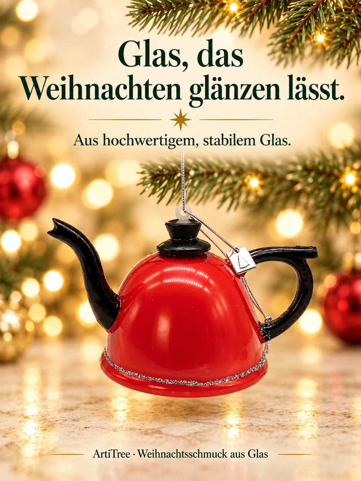 Glazen figuur koffiekan