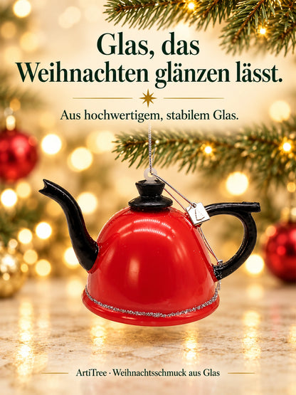 Glazen figuur koffiekan