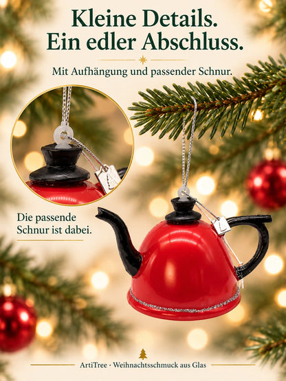 Glazen figuur koffiekan