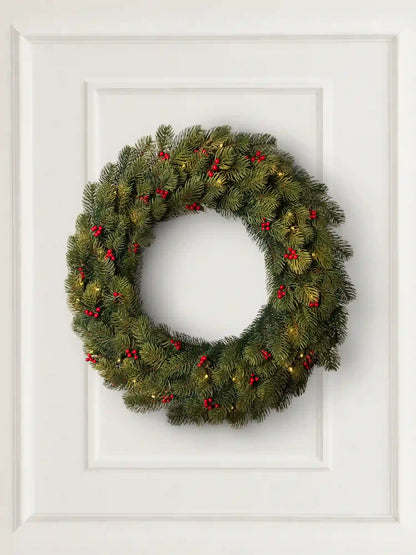 Weihnachtskranz mit Beleuchtung - 40/60 cm