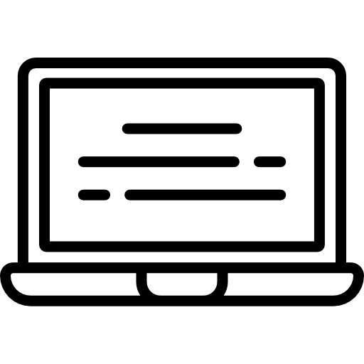 Icon von einem Laptop