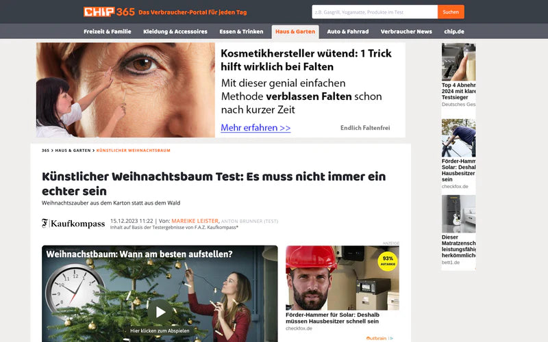 Artikel Künstlicher Weihnachtsbaum Test: Es muss nicht immer ein echter sein 