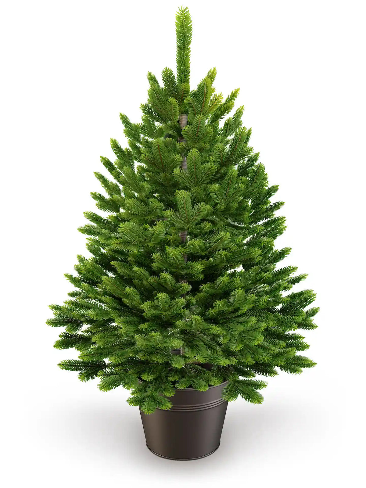 Künstlicher Weihnachtsbaum im Topf