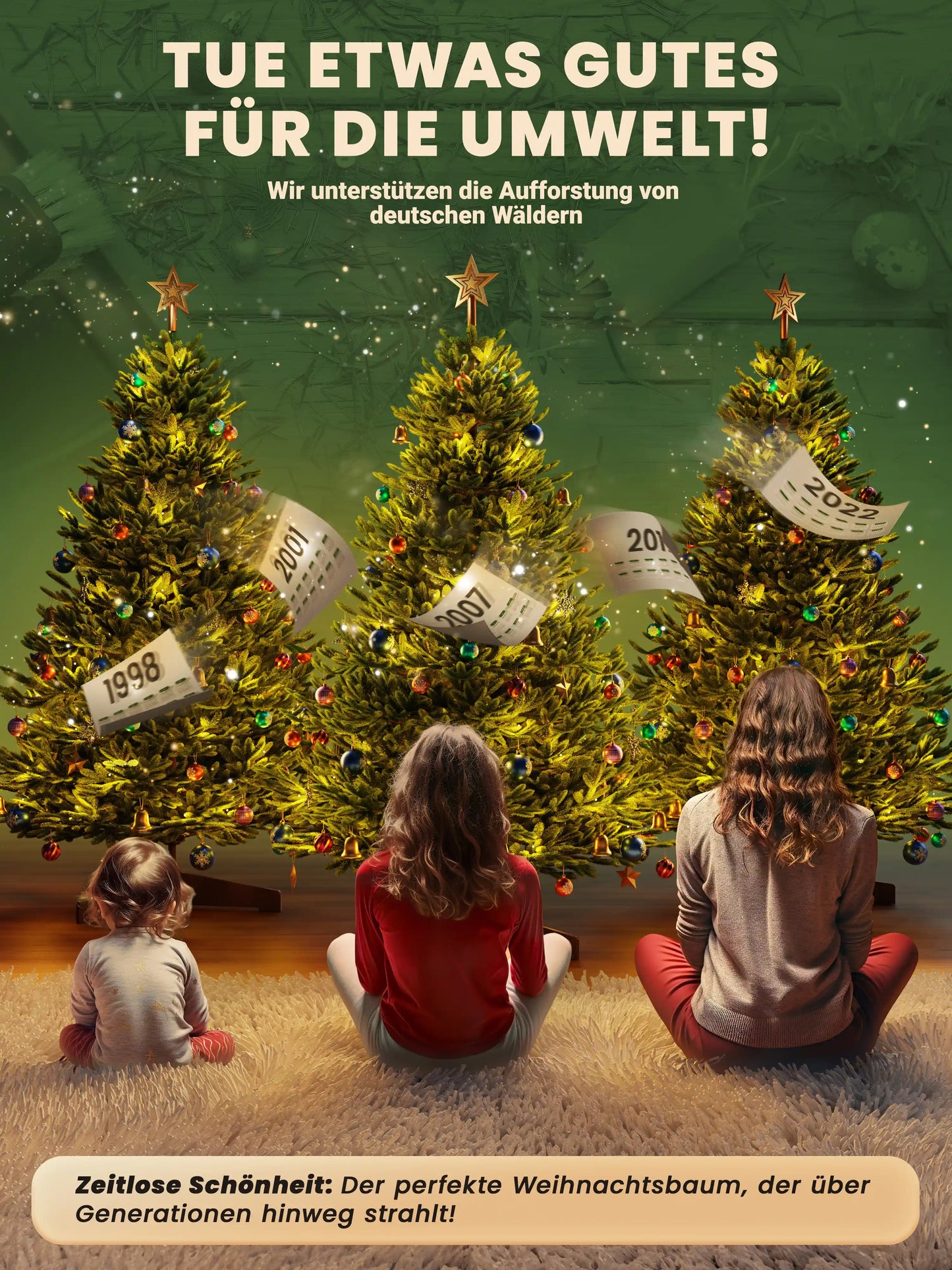 Künstlicher Weihnachtsbaum von ArtiTree tut der Umwelt gut