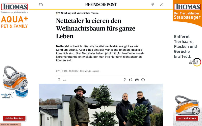 Artikel Nettetaler kreieren den Weihnachtsbaum fürs ganze Leben