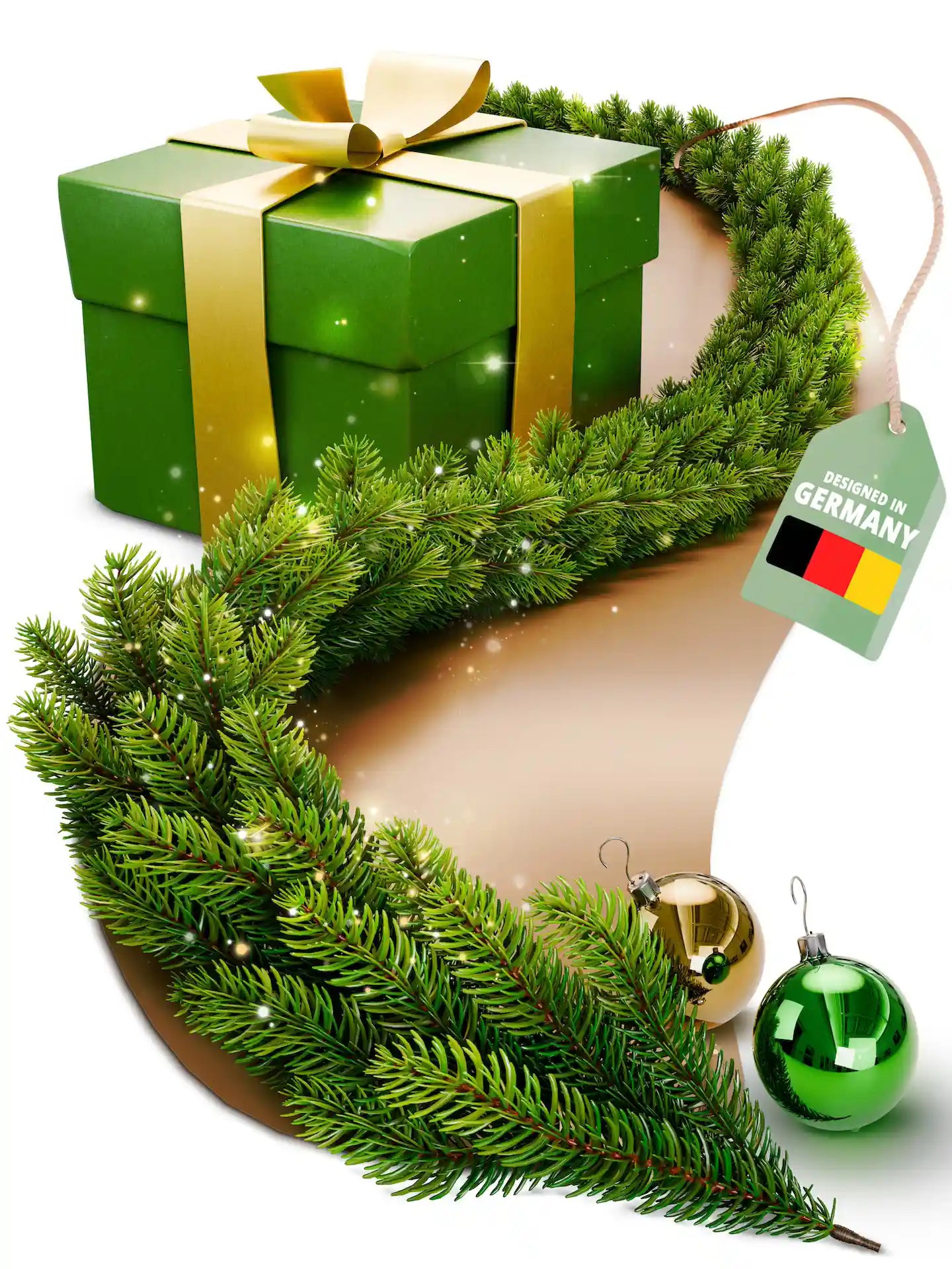 ArtiTree Weihnachtsgirlande ohne LED