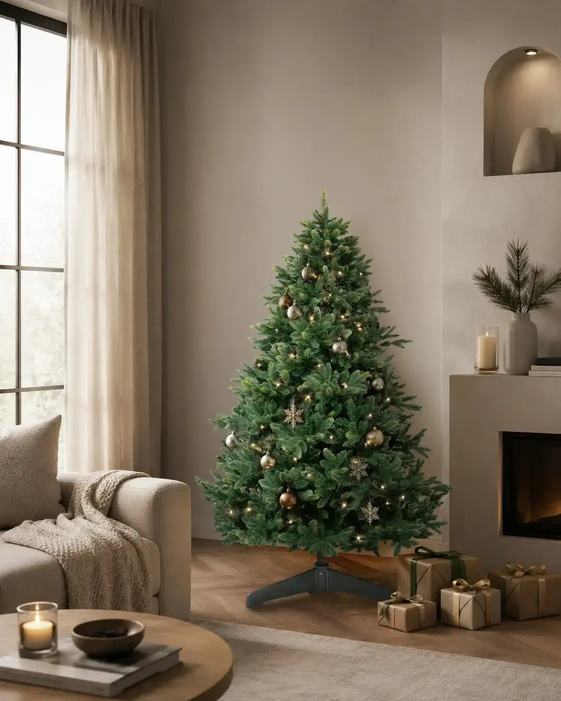 Künstlicher Weihnachtsbaum von ArtiTree Nordmanntanne 150cm